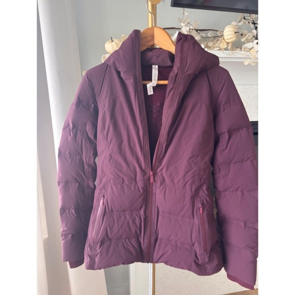 $348~Lululemon Sleet Street Waterproof 600 Fill Goose Down Puffer Coat Sz-4-NWOT